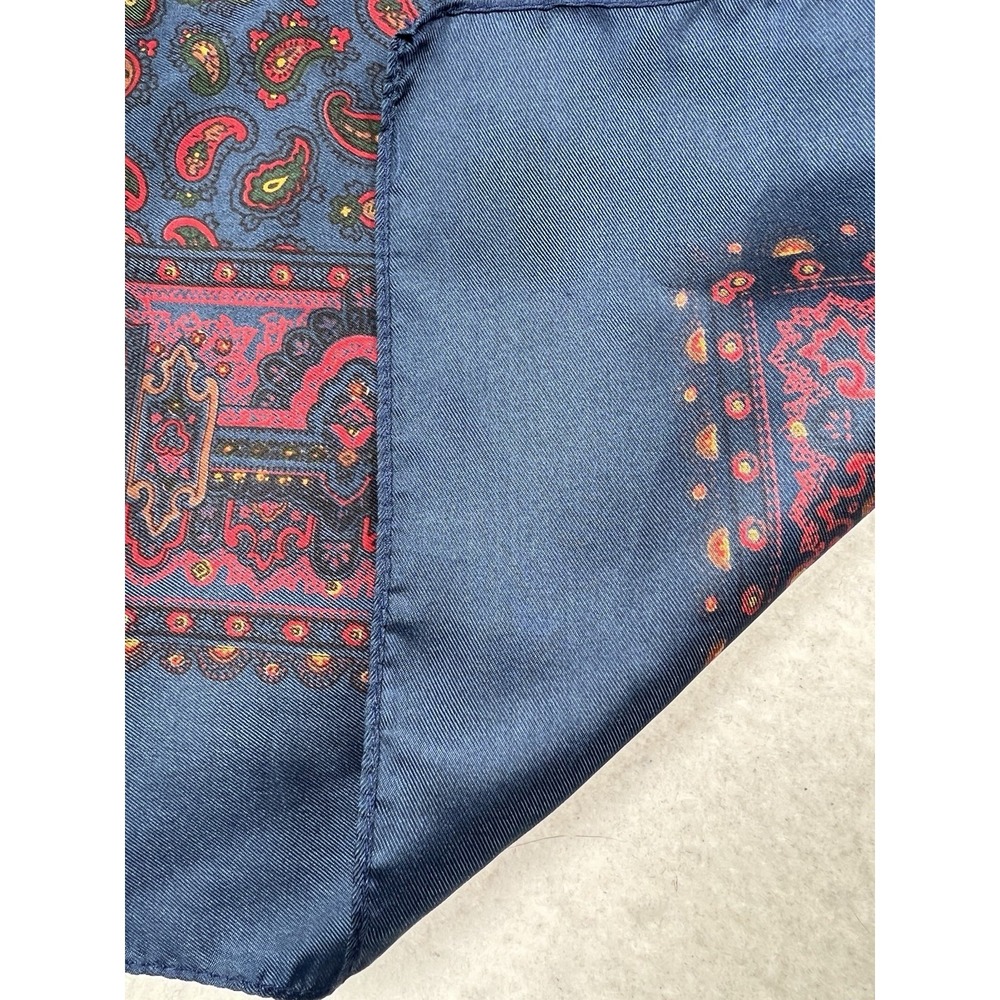 Lot Of 2 Unmarked Silk Scarves Brooks Brothers? EUC - Picture 5 of 9